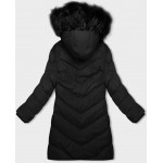 Dámska zimná bunda s kapucňou čierna 5M732-392)