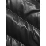 Prešívaná dámska prechodná bunda čierna  (16M9105-392)