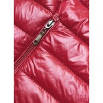 Prešívaná dámska prechodná bunda  červena  (16M9108-270)