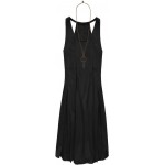 Dámske bavlnené šaty čierne moda751
