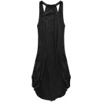 Dámske bavlnené šaty čierne moda751